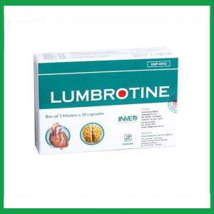 Viên nang cứng Lumbrotine TW3 điều trị các chứng tê mỏi chân tay, di chứng tai biến mạch máu não (3 vỉ x 10 viên)