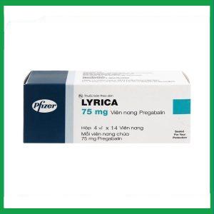 Viên nang cứng Lyrica 75mg điều trị đau thần kinh, động kinh cục bộ (4 vỉ x 14 viên)