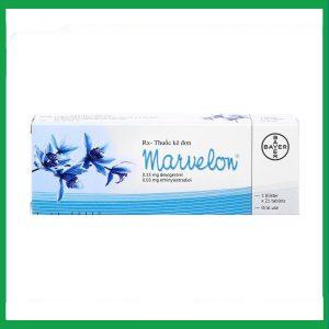 Thuốc Marvelon dùng để tránh thai (3 vỉ x 21 viên)