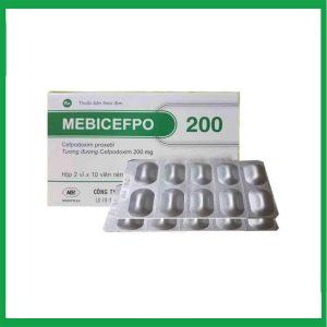 Nhà Thuốc Thanh Vinh - Viên nén Mebicefpo 200mg Mebiphar kháng sinh điều trị nhiễm khuẩn (2 vỉ x 10 viên) 2 Nhà Thuốc Thanh Vinh - Mebicefpo 200 1