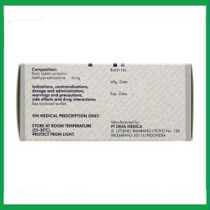 Nhà Thuốc Thanh Vinh - Viên nén Medexa 4mg chống viêm, giảm viêm khớp dạng thấp (10 vỉ x 10 viên) 1 Nhà Thuốc Thanh Vinh - Medexa 2