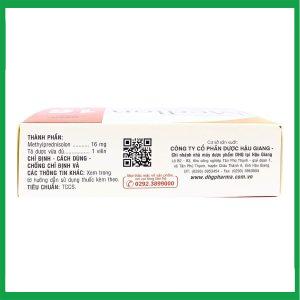 Nhà Thuốc Thanh Vinh - Thuốc kháng viêm Medlon 16 1 Nhà Thuốc Thanh Vinh - Medlon2