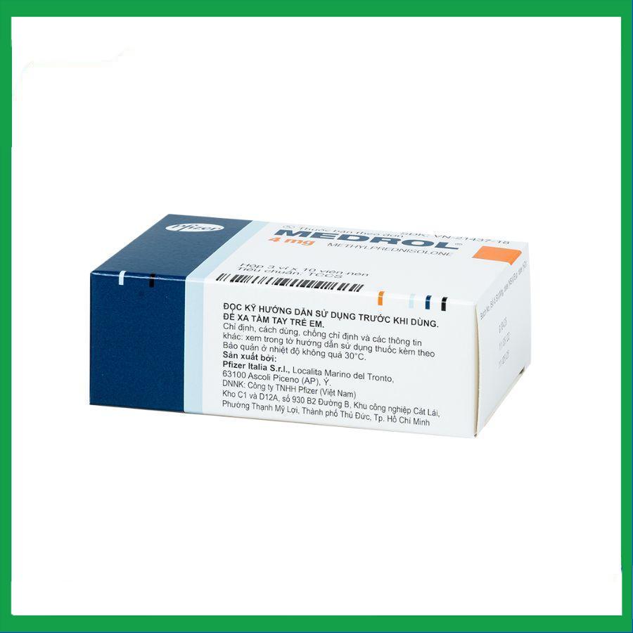 Medrol-4mg-1.jpg Nhà Thuốc Thanh Vinh - Medrol 4mg 1