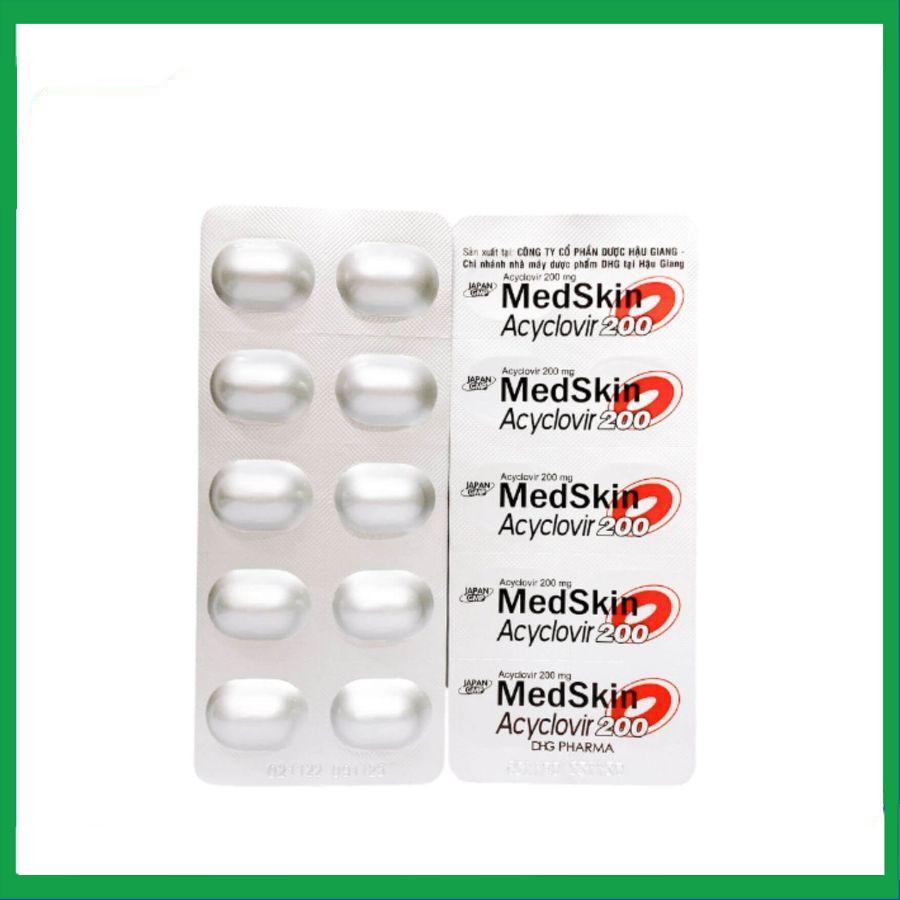 Medskin-Acyclovir-200mg-2.jpg Nhà Thuốc Thanh Vinh - Medskin Acyclovir 200mg 2