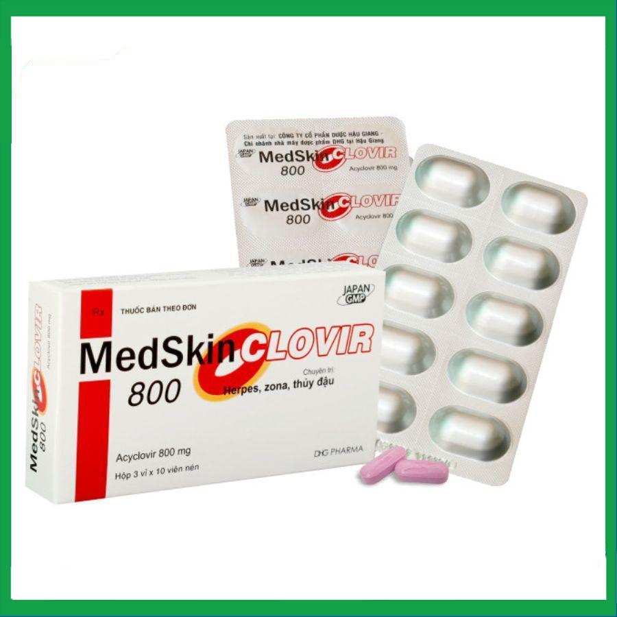 Medskin-Clovir-800-1.jpg Nhà Thuốc Thanh Vinh - Medskin Clovir 800 1
