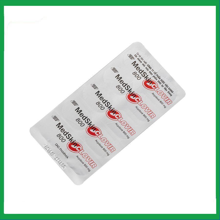 Medskin-Clovir-800-2.jpg Nhà Thuốc Thanh Vinh - Medskin Clovir 800 2