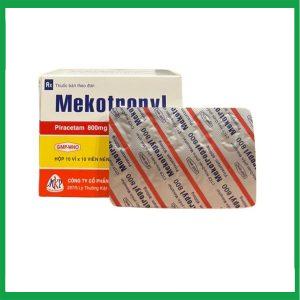 Nhà Thuốc Thanh Vinh - Thuốc Mekotropyl 800 trị chóng mặt, rung giật cơ, giảm trí nhớ (Hộp 10 vỉ x 10 viên) 2 Nhà Thuốc Thanh Vinh - Mekotropyl 800 1