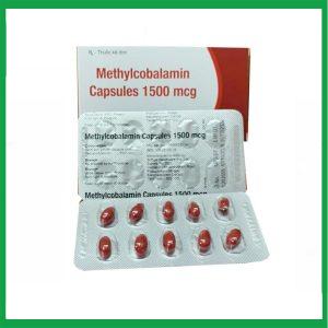 Nhà Thuốc Thanh Vinh - Thuốc Methylcobalamin Capsules 1500mcg Softgel điều trị bệnh lý thần kinh ngoại biên (3 vỉ x 10 viên) 2 Nhà Thuốc Thanh Vinh - Methylcobalamin 1500 mcg1