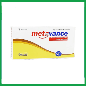 Thuốc Metovance Trường Thọ Pharma điều trị bệnh đái tháo đường (3 vỉ x 10 viên)