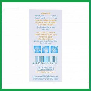 Nhà Thuốc Thanh Vinh - Bột uống Mitux E 100mg DHG Pharma làm loãng chất nhầy 1 Nhà Thuốc Thanh Vinh - Mitux E 2