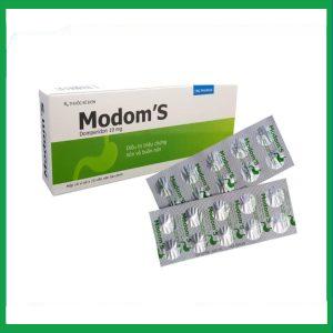Nhà Thuốc Thanh Vinh - Viên nén Modom's 10mg DHG Pharma điều trị triệu chứng nôn và buồn nôn (10 vỉ x 10 viên) 1 Nhà Thuốc Thanh Vinh - Modom1