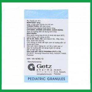 Nhà Thuốc Thanh Vinh - Montiget 4mg3