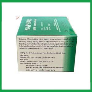 Nhà Thuốc Thanh Vinh - Thuốc bổ sung vitamin Naphar With Amino Acids hộp 10 vỉ x 15 viên 1 Nhà Thuốc Thanh Vinh - Naphar with Amino Acids 3