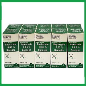 Nhà Thuốc Thanh Vinh - Thuốc nhỏ mũi Naphazolin 0.05% Danapha điều trị nghẹt mũi, sổ mũi, viêm mũi 1 Nhà Thuốc Thanh Vinh - Naphazolin Lo 5ml Da Nang
