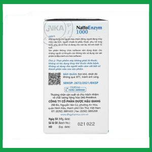 Nhà Thuốc Thanh Vinh - Viên uống NattoEnzym 1000 tan cục máu đông trong lòng mạch, tăng tuần hoàn máu (60 Viên) 1 Nhà Thuốc Thanh Vinh - Nattoenzym 1000 2