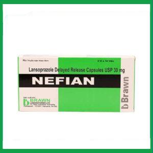 Viên nang cứng Nefian 30mg giảm tiết acid dạ dày (3 vỉ x 10 viên)