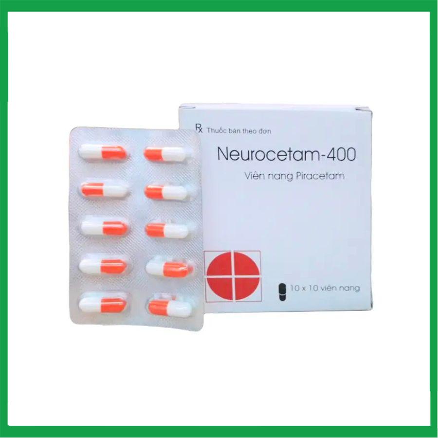 Neurocetam-400mg.jpg Nhà Thuốc Thanh Vinh - Neurocetam 400mg