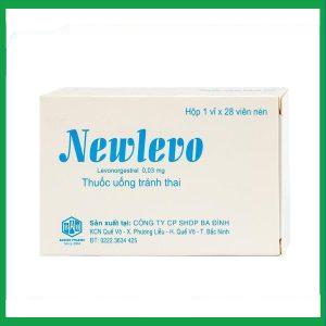 Thuốc tránh thai hằng ngày Newlevo Babiophar (1 vỉ x 28 viên)