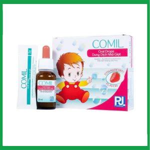 Dung dịch nhỏ giọt Comil PJ Pharma giảm rối loạn tiêu hóa, chướng bụng, đầy hơi, nôn trớ ở trẻ (20ml)