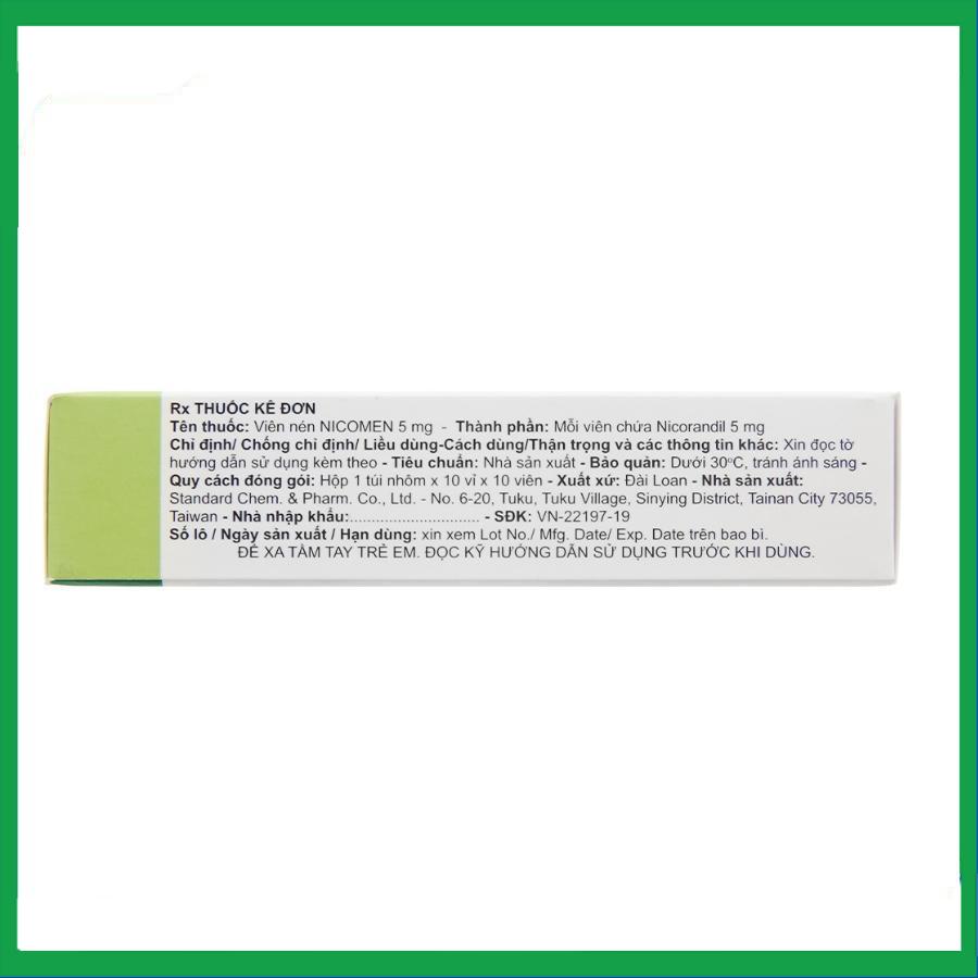 Nicomen-5mg-2.jpg Nhà Thuốc Thanh Vinh - Nicomen 5mg 2