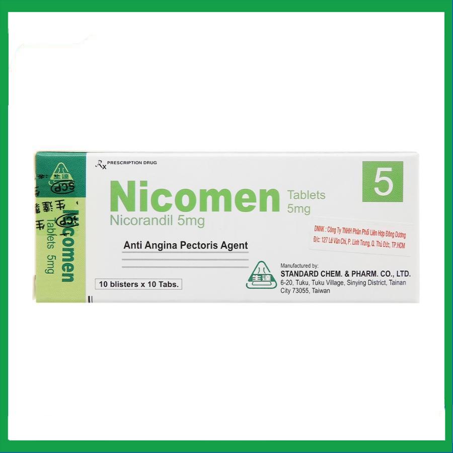 Nicomen-5mg.jpg Nhà Thuốc Thanh Vinh - Nicomen 5mg