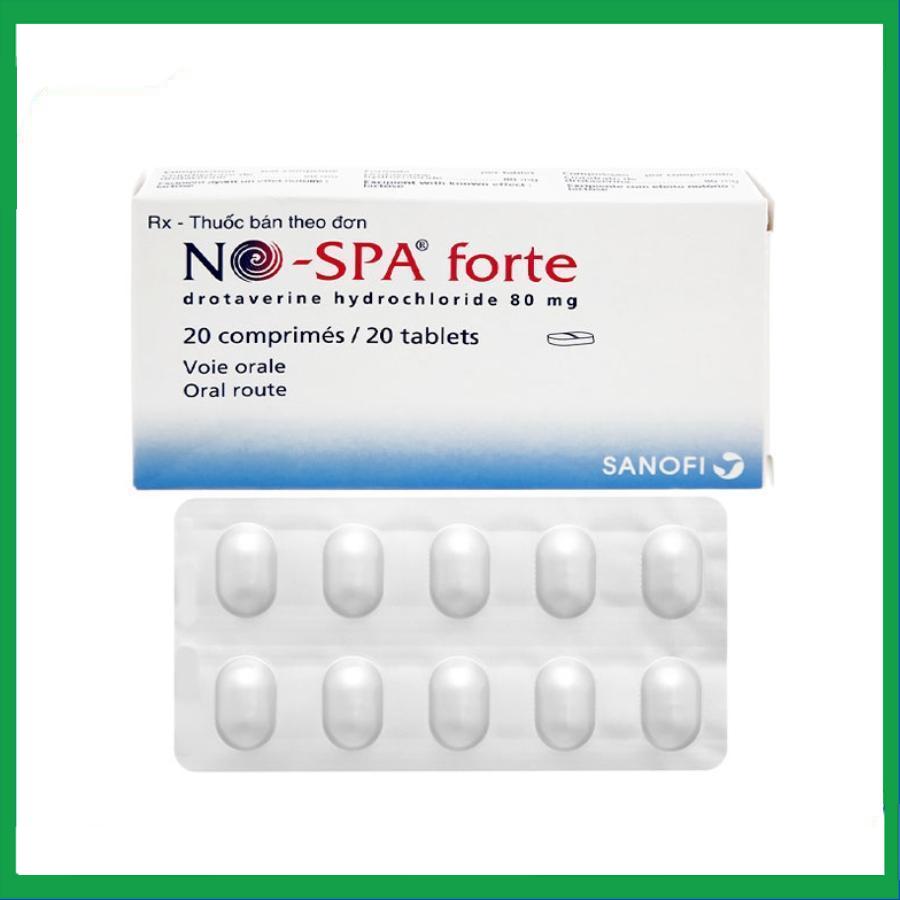 No-spa-Forte-80mg.jpg Nhà Thuốc Thanh Vinh - No spa Forte 80mg