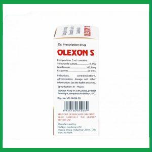 Nhà Thuốc Thanh Vinh - Dung dịch uống OLEXON S điều trị ho có đờm, ho do hen phế quản (90ml) 1 Nhà Thuốc Thanh Vinh - OLEXON S 2