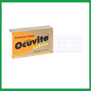 Viên nén Ocuvite Lutein Bausch & Lomb hỗ trợ tăng cường thị lực (3 vỉ x 20 viên)