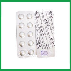 Nhà Thuốc Thanh Vinh - Thuốc Olavex 10 điều trị rối loạn tâm thần phân liệt, rối loạn thần kinh, loạn thần (Hộp 3 vỉ x 10 viên) 1 Nhà Thuốc Thanh Vinh - Olavex 10 1 1