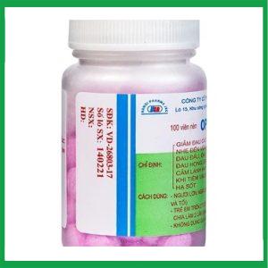 Nhà Thuốc Thanh Vinh - Viên nén Ophazidon Hanoi Pharma giảm đau đầu, đau bụng kinh 2 Nhà Thuốc Thanh Vinh - Ophazidon1