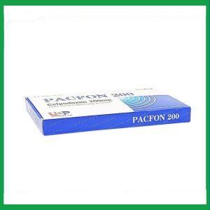 Nhà Thuốc Thanh Vinh - Viên nén Pacfon 200 USP điều trị bệnh đường hô hấp, viêm phổi cấp (1 vỉ x 10 viên) 1 Nhà Thuốc Thanh Vinh - Pacfon 2