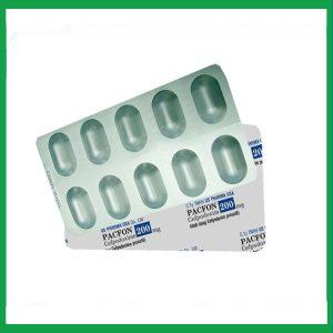 Nhà Thuốc Thanh Vinh - Viên nén Pacfon 200 USP điều trị bệnh đường hô hấp, viêm phổi cấp (1 vỉ x 10 viên) 2 Nhà Thuốc Thanh Vinh - Pacfon 3