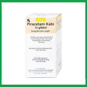Dịch truyền Piracetam Kabi 12g/60ml điều trị triệu chứng chóng mặt (60ml)