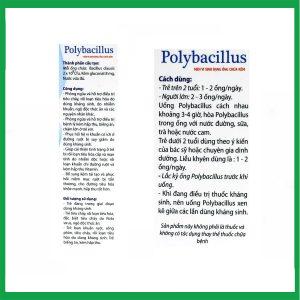 Nhà Thuốc Thanh Vinh - Men tiêu hoá Polybacillus Trường Thọ hỗ trợ đường ruột khoẻ mạnh hộp 15 ống x 10ml 1 Nhà Thuốc Thanh Vinh - Polybacillus2