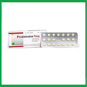 Nhà Thuốc Thanh Vinh - Thuốc Prednisolone 5mg Nam Hà chống viêm, chống dị ứng và ức chế miễn dịch (Hộp 2 vỉ x 20 viên) 2 Nhà Thuốc Thanh Vinh - Prednisolon 5mg Nam Ha 1 1