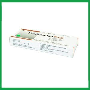 Nhà Thuốc Thanh Vinh - Thuốc Prednisolone 5mg Nam Hà chống viêm, chống dị ứng và ức chế miễn dịch (Hộp 2 vỉ x 20 viên) 1 Nhà Thuốc Thanh Vinh - Prednisolon 5mg Nam Ha 2
