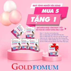 Nhà Thuốc Thanh Vinh - Goldfomum - Viên uống bổ sung vitamin cho bà bầu (Hộp 30 viên) 1 Nhà Thuốc Thanh Vinh - Sale 5