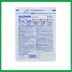 Nhà Thuốc Thanh Vinh - Cao dán Salonsip Gel - Patch Hisamitsu giảm đau, kháng viêm do mỏi cơ, đau cơ (8 gói x 3 miếng) 1 Nhà Thuốc Thanh Vinh - Salonsip Gel Patch 2