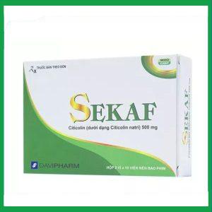 Thuốc Sekaf điều trị các rối loạn mạch máu não (2 vỉ x 10 viên)