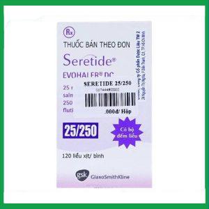 Nhà Thuốc Thanh Vinh - Khí dung Seretide Evohaler DC 25/250 trị hen phế quản (120 liều) 3 Nhà Thuốc Thanh Vinh - Seretide Evohaler1 1