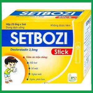 Dung dịch Setbozi Stick giảm các triệu chứng hắt hơi, sổ mũi (20 ống x 5ml)