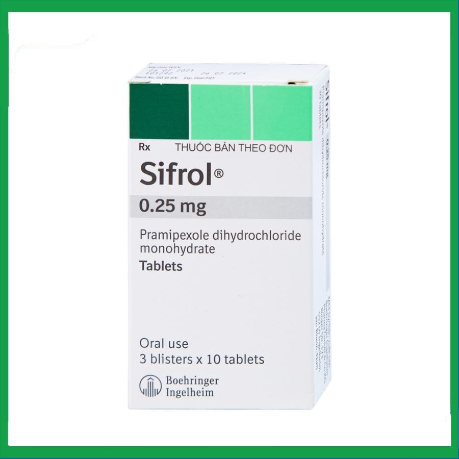 Sifrol-025mg.jpg Nhà Thuốc Thanh Vinh - Sifrol 025mg