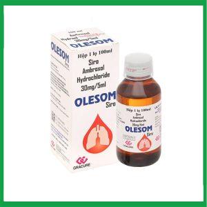 Siro Olesom Gracure điều trị bệnh hô hấp cấp và mãn tính, viêm phế quản (100ml)