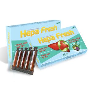 Hepafresh - Hỗ trợ thanh nhiệt, giải độc, lợi tiểu, lợi mật (Hộp 20 ống x 10ml)