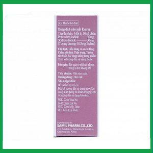 Nhà Thuốc Thanh Vinh - Thuốc nhỏ mắt Eyaren Samil điều trị vẩn đục, xuất huyết pha lê thể, đục thủy tinh thể 1 Nhà Thuốc Thanh Vinh - Smart Pharma Thuoc nho mat Eyaren 10ml Samil dieu tri van duc xuat huyet pha le the duc thuy tinh the 2