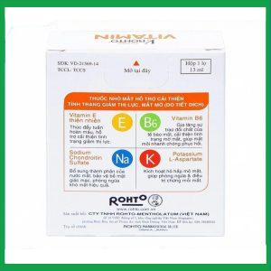 Nhà Thuốc Thanh Vinh - Smart Pharma Thuoc nho mat V.Rohto Vitamin ho tro cai thien tinh trang giam thi luc mat mo 2