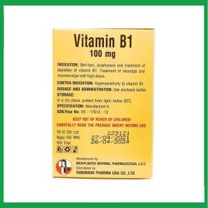 Nhà Thuốc Thanh Vinh - Thuốc bổ sung Vitamin B1 100mg (Mediplantex) hộp 10 vỉ x 10 viên 1 Nhà Thuốc Thanh Vinh - Smart pharma 12 2