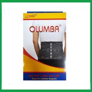 Đai thắt lưng Olumba Orbe Size L màu ghi dự phòng tổn thương cột sống