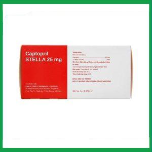 Nhà Thuốc Thanh Vinh - Thuốc Captopril STELLA 25 mg điều trị tăng huyết áp, suy tim sung huyết, nhồi máu cơ tim (10 vỉ x 10 viên) 1 Nhà Thuốc Thanh Vinh - Smart pharma 2024 11 26T162714.847