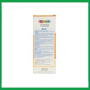 Nhà Thuốc Thanh Vinh - Siro Pediakid 22 Vitamines bổ sung Vitamin và khoáng chất (125ml) 1 Nhà Thuốc Thanh Vinh - Smart pharma 2024 11 28T121542.122